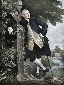 David Garrick (1717-1779), English actor, playwright, theatre manager and producer, 1905