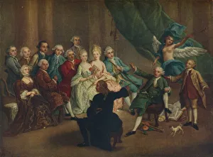 Garrick Prints: David Garrick in the Green Room, 18th century. Artist: William Hogarth