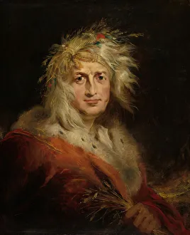 Theatrical Costume Collection: David Garrick as King Lear, c. 1815. Creator: Richard Westall
