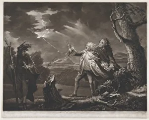 Producer Prints: David Garrick as King Lear (Shakespeare)