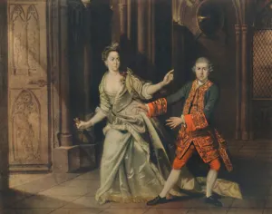 David Garrick and Mrs. Pritchard as Macbeth and Lady Macbeth, 1768, (1948). Creator David Garrick and Mrs. Pritchard as Macbeth and Lady Macbeth, 1768, (1948). Creator