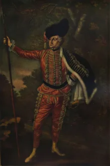 Garrick Prints: David Garrick as Tancred, (1938). Artist: Thomas Worlidge