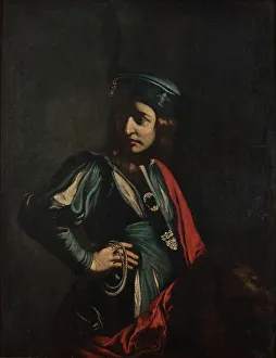Goliath Prints: David with Goliath's Head, 17th century. Creator: Unknown