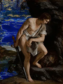 David with the Head of Goliath. Artist: Gentileschi, Orazio (1563-1638) David with the Head of Goliath. Artist: Gentileschi, Orazio (1563-1638)