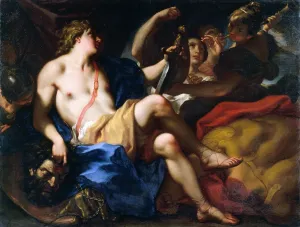 Goliath Prints: David with the Head of Goliath, ca. 1718-1719. Creator: Balestra, Antonio (1666-1740)