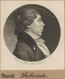 Mississippi United States Of America Prints: David Holmes, 1799. Creator: Charles Balthazar Julien Fevret de Saint-Memin