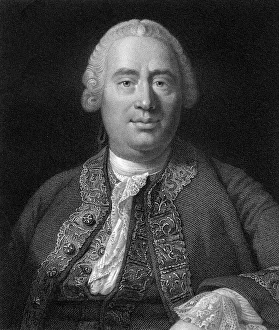 Brougham Collection: David Hume, 18th century Scottish philosopher, economist and historian, (1845). Artist: W Holl
