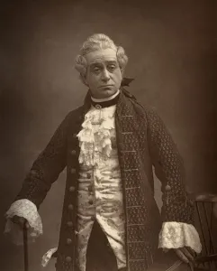 Barraud Prints: David James, British actor, in David Garrick, 1887. Artist: Ernest Barraud