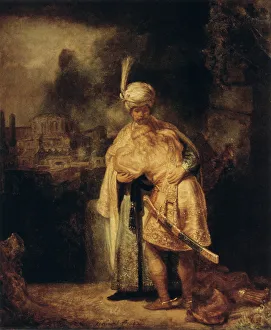 Mid 17th Century Prints: David and Jonathan, 1642. Artist: Rembrandt Harmensz van Rijn