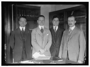 Civil Servants Prints: David Lawrence?, 2nd from left