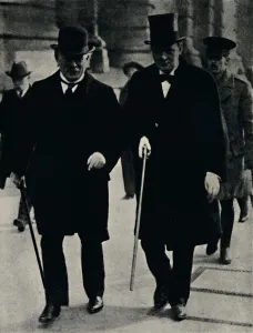David Lloyd George Gallery: With David Lloyd George, 1917, (1945). Creator: Unknown