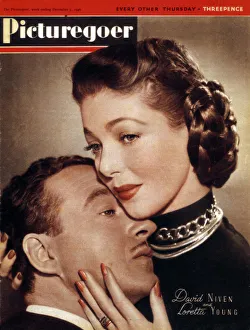 Images Dated 18th January 2008: David Niven (1910-1983) and Loretta Young (1913-2000), actors, 1946