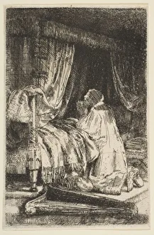 David in Prayer, 1652. Creator: Rembrandt Harmensz van Rijn