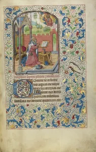 Vrelant Guillaume Prints: David in Prayer; Arenberg Hours, early 1460s. Creator: Willem Vrelant