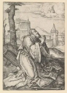Van Leyden Prints: David Praying, ca. 1507. Creator: Lucas van Leyden