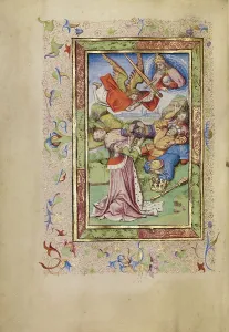 Dead Bodies Prints: David Praying That the Israelites Be Spared from a Plague; Book of Hours