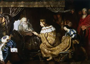 Sceptre Prints: David Presenting the Sceptre to Solomon, early 17th century. Artist: Cornelis de Vos