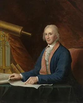 Peale Charles Willson Prints: David Rittenhouse, 1796. Creator: Charles Willson Peale