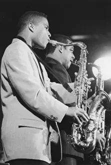 Saxophone Prints: David Sanchez, North Sea Jazz Festival, 1993. Creator: Brian Foskett