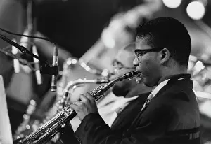 Saxophone Prints: David Sanchez, North Sea Jazz Festival, 1993. Creator: Brian Foskett