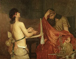 Ernst Josephson Prints: David and Saul, 1878. Creator: Ernst Josephson