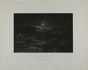 Apocalypse Gallery: David Spareth Saul at Hachilah, from Illustrations of the Bible, 1835