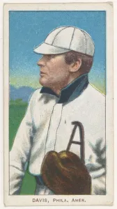 Harry Gallery: Davis, Philadelphia, American League, from the White Border series (T206) for the Ameri