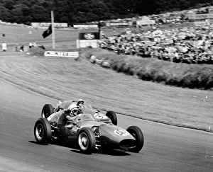 Crash Helmet Prints: AN Davison and Gino Munaron during Formula Intercontinental Race