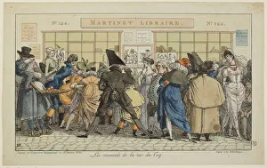 Dawdlers of the Rue du Coq or The Martinets printshop, c. 1810 Dawdlers of the Rue du Coq or The Martinets printshop, c. 1810