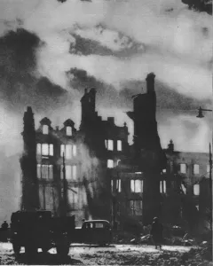 Burning Prints: Dawn Breaks to find the city transfigured after a night of hell, 1941 (1942)