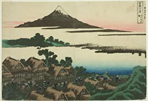 Dawn at Isawa in Kai Province (Koshu Isawa no akatsuki), from the series Thirty-six... c. 1830/33. Creator: Hokusai. Dawn at Isawa in Kai Province (Koshu Isawa no akatsuki), from the series Thirty-six... c. 1830/33. Creator: Hokusai