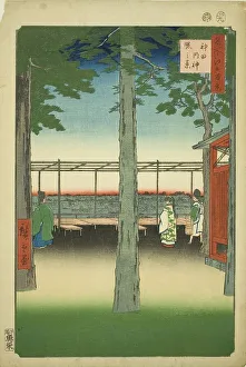 Dawn at Kanda Myojin Shrine (Kanda Myojin akebono no kei), from the series One Hundred... 1857. Creator: Ando Hiroshige. Dawn at Kanda Myojin Shrine (Kanda Myojin akebono no kei), from the series One Hundred... 1857. Creator: Ando Hiroshige
