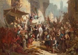 Isabey Prints: The Day of the Barricades (Journée des barricades) on 12 May 1588