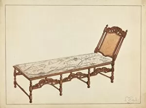 Day Bed, 1935/1942. Creator: Nicholas Gorid
