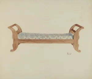 Day Bed, c. 1940. Creator: Peter C. Ustinoff