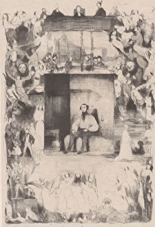 Célestin François Nanteuil Gallery: The Last Day of a Condemned Man, 1833. Creator: Célestin Nanteuil