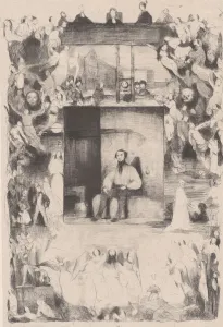 Nanteuil Celestin Prints: The Last Day of a Condemned Man, 1833. Creator: Celestin Nanteuil