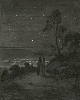 Dante Aligheri Gallery: Now was the day departing, c1890. Creator: Gustave Doré