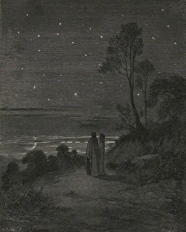Images Dated 9th April 2019: Now was the day departing, c1890. Creator: Gustave Doré