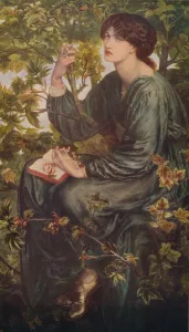 Victoria Albert Museum Prints: Day Dreams, 1880, (c1915). Artist: Dante Gabriel Rossetti