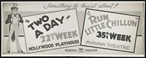 Uncle Sam Prints: Two A Day, Los Angeles, 1938. Creator: Unknown