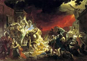 The last Day of Pompeii, 1833. Artist: Karl Briullov