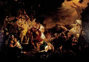 Erupting Prints: The Last Day of Pompeii, mid 19th century. Creator: Karl Briullov