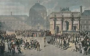 Adrien Collection: A Day of Review Under The Empire, Place Du Carrousel, 1810, (1896)