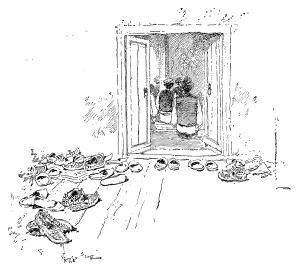 Bosnian Prints: Ten Days in Bosnia: at the door of a mosque, 1895. Creator: Unknown