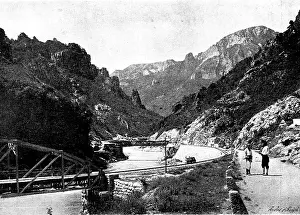 Sleigh Andre Prints: Ten Days in Bosnia: the railway to Jajce, 1895. Creator: Andre & Sleigh