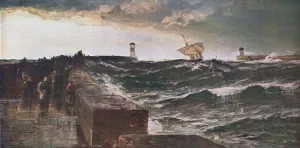Edwin Gallery: After Three Days Gale, 1885, (c1902). Creator: Unknown