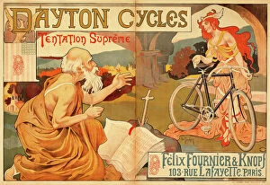 Bikes Collection: Dayton Cycles, c1898. Creator: Henri Thiriat