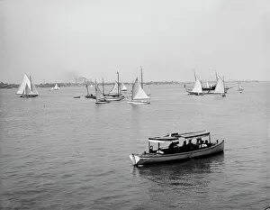 Boat Club Prints: D.B.C.Y. [Detroit Boat Club yacht] regatta