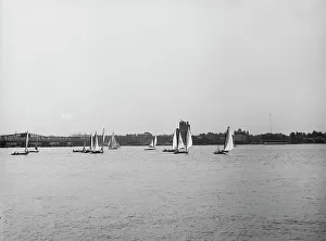 Boat Club Prints: D.B.C.Y. [Detroit Boat Club yacht] regatta